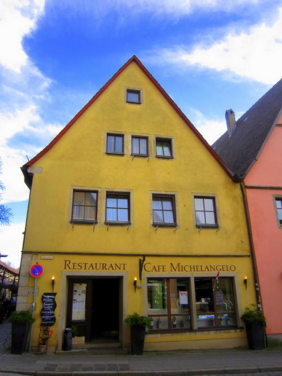 Gaestezimmer Michelangelo Rothenburg ob der Tauber Dış mekan fotoğraf
